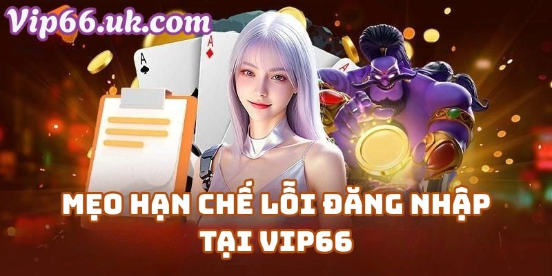 Mẹo Hạn Chế Lỗi Đăng Nhập Tại Vip66